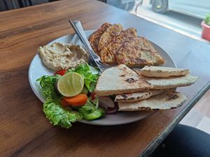 Vegan breakfast  at The Healthy Kitchen in Manali