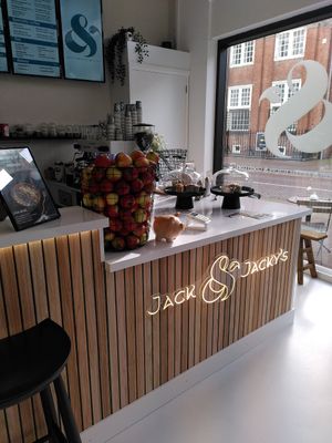 Counter at Jack & Jacky's in Breda