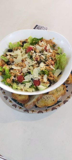 Tuna salad at Humus Vegan Tenerife in Tenerife