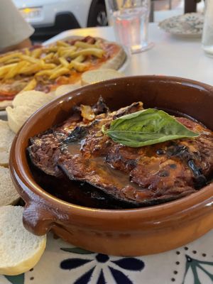 Eggplant Parmesan  at Humus Vegan Tenerife in Tenerife