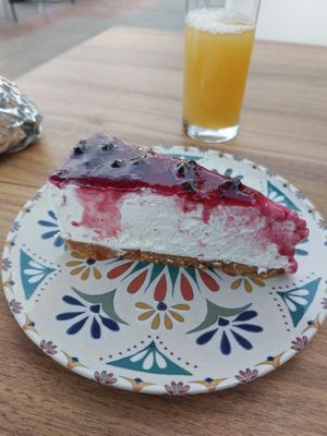 Cheesecake at Humus Vegan Tenerife in Tenerife