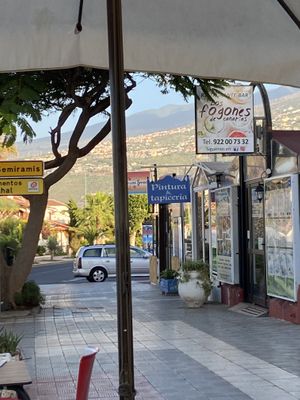 Beautiful location  at Humus Vegan Tenerife in Tenerife