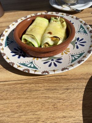 Zucchini Starter  at Humus Vegan Tenerife in Tenerife
