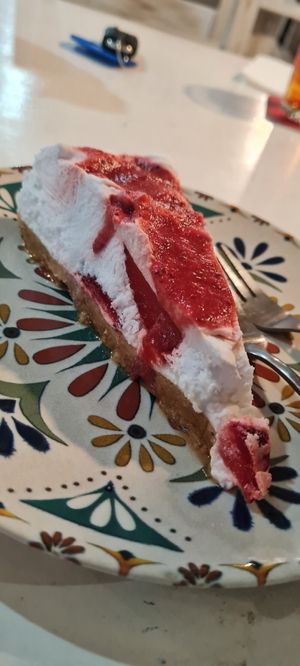 Cheesecake at Humus Vegan Tenerife in Tenerife