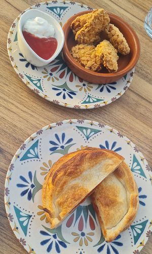 Starters at Humus Vegan Tenerife in Tenerife