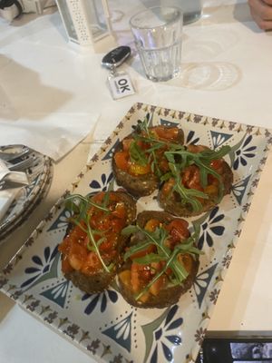 Bruschetta   at Humus Vegan Tenerife in Tenerife