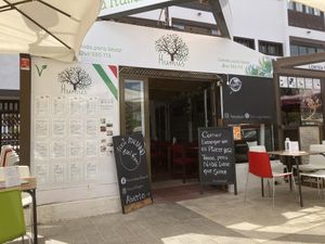 The entrance   at Humus Vegan Tenerife in Tenerife