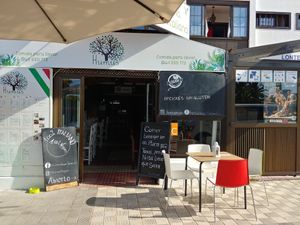 From outside at Humus Vegan Tenerife in Tenerife