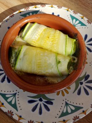 Zucchini roll - very good! at Humus Vegan Tenerife in Tenerife