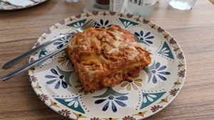 Die Pasta ist seeeeehr zu empfehlen . at Humus Vegan Tenerife in Tenerife