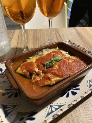 Parmigiana  at Humus Vegan Tenerife in Tenerife