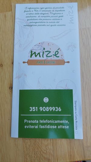 Contact details at Mize in Bellaria-igea Marina