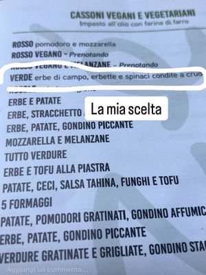 My choice: cassone  at Mize in Bellaria-igea Marina