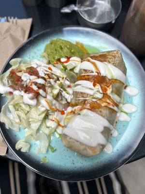 Lentil brunch burrito   at This is Loco in Athens