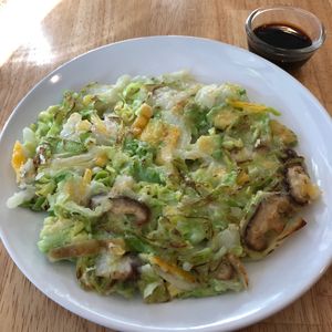 Japanese pancake at Raw8 Cafe in Osaka