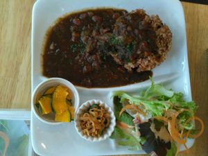 Curry at Raw8 Cafe in Osaka
