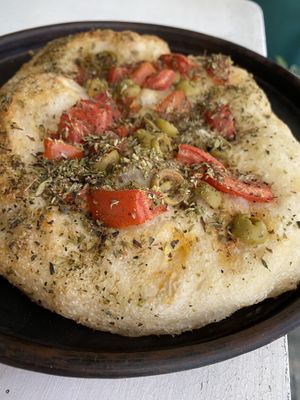 And Focaccia  at TierraLibre in Santiago