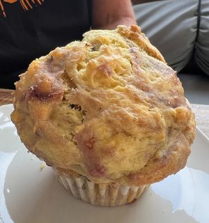 Muffins at TierraLibre in Santiago
