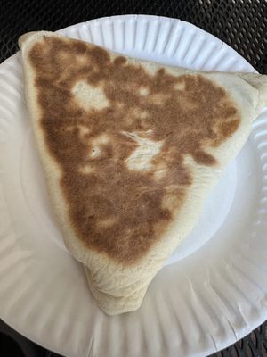 Spinach turnover- huge!  at Markouk Bread in Gloucester