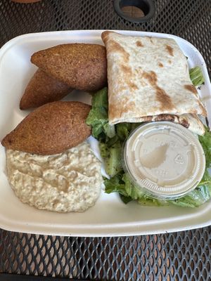Pumpkin kibbeh  at Markouk Bread in Gloucester