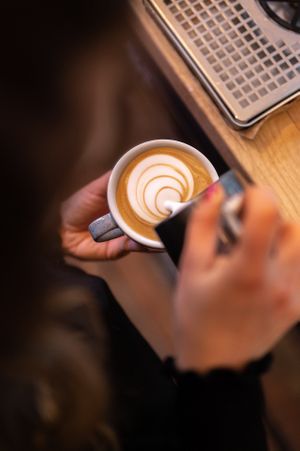 cococash cappuccino in the making at Filteraj Specialty Coffee & Shop in Zagreb