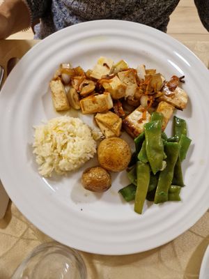 Tofu at Restaurante Cerdeira in Braga
