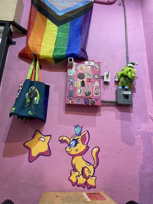Cute decor and merch available  at 31 Gatitos in Mexico City