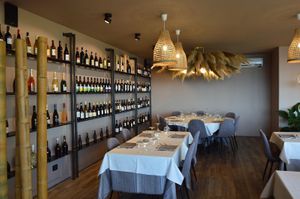 La sala interna  at Agrolago in Trevignano Romano
