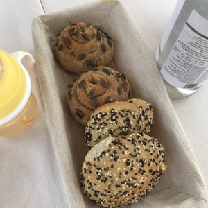 Homemade bread  at Agrolago in Trevignano Romano