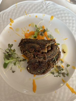 Polpettone di lenticchie  at Agrolago in Trevignano Romano