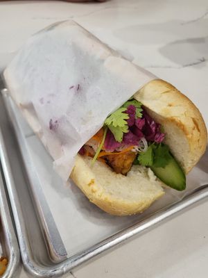 Banh mi at Plantiful Superfoods in Seattle