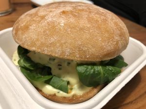 swabian burger. Wow! delicious! / take away  at Körle und Adam in Stuttgart