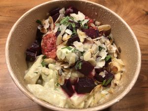 Beetroot risotto  at Körle und Adam in Stuttgart