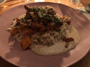 risotto with mushrooms  at Körle und Adam in Stuttgart