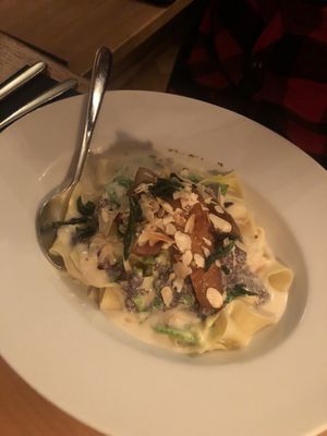 Pasta with cabbage cream sauce   at Körle und Adam in Stuttgart