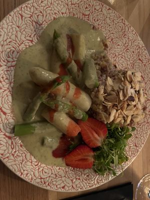 Asparagus with rice   at Körle und Adam in Stuttgart