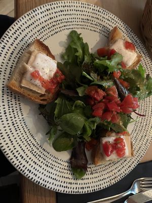 Salat with cheese bread   at Körle und Adam in Stuttgart