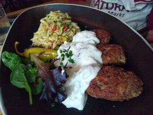 Greek platter at Körle und Adam in Stuttgart