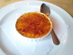 Creme brulé at Körle und Adam in Stuttgart