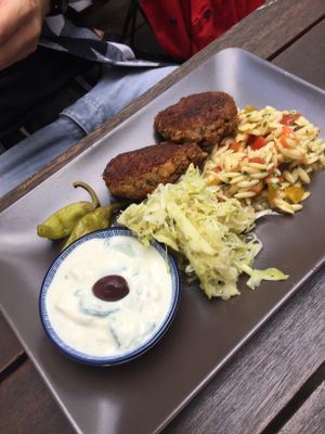 greek plate   at Körle und Adam in Stuttgart