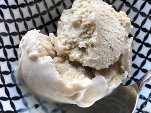 take away: pistachio ice cream  at Körle und Adam in Stuttgart