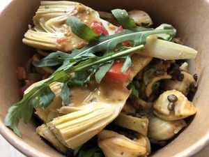 Mediterrane Pasta salad  at Körle und Adam in Stuttgart