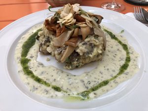 mushroom risotto  at Körle und Adam in Stuttgart