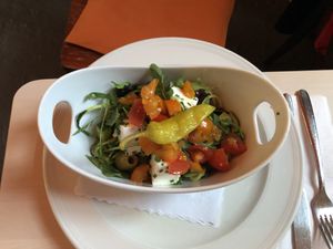 greek salad at Körle und Adam in Stuttgart