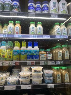 Vegan Caesar and Vegan Ranch Spotted 🤤  at Whole Foods Market in San Mateo