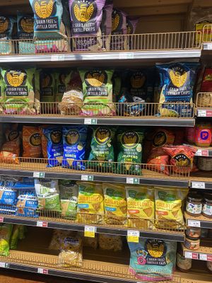 Vegan Friendly Chip/Snack Section (Siete Brand)  at Whole Foods Market in San Mateo