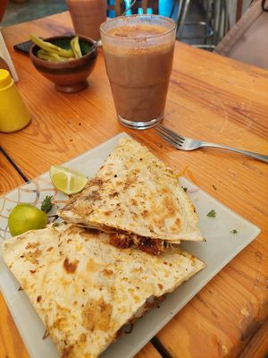 Gringa de adobada, de super bien tamaño at Casa Onca Centro in Aguascalientes