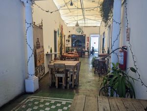 Inside seating at Casa Onca Centro in Aguascalientes