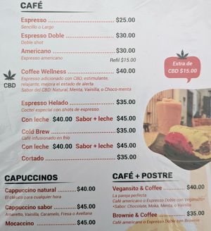 Menu 5 of 8, April 2023 at Casa Onca Centro in Aguascalientes