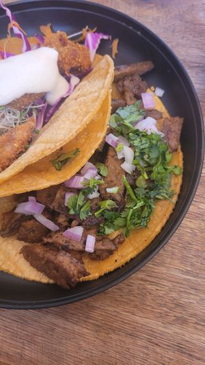 Asada de seitan at Casa Onca Centro in Aguascalientes
